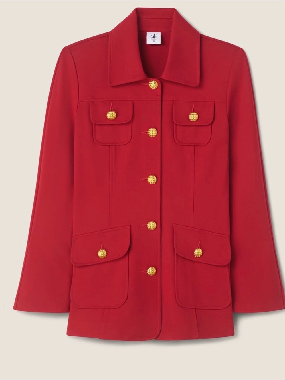 CABI - Broadcast Jacket in Rich Red.  Small